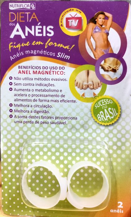 Aneis magnéticos Slim. Emagrecimento.