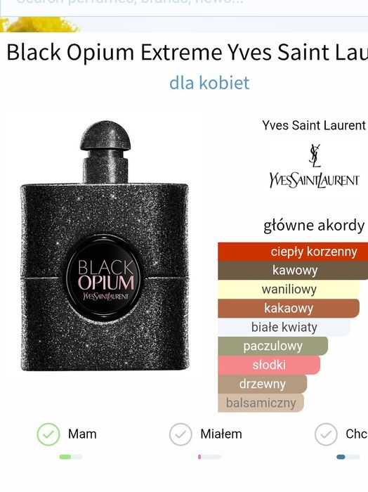 Perfumetka około 10ml Black Opium Extreme YSL