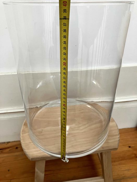 Vaso grande em vidro reforçado