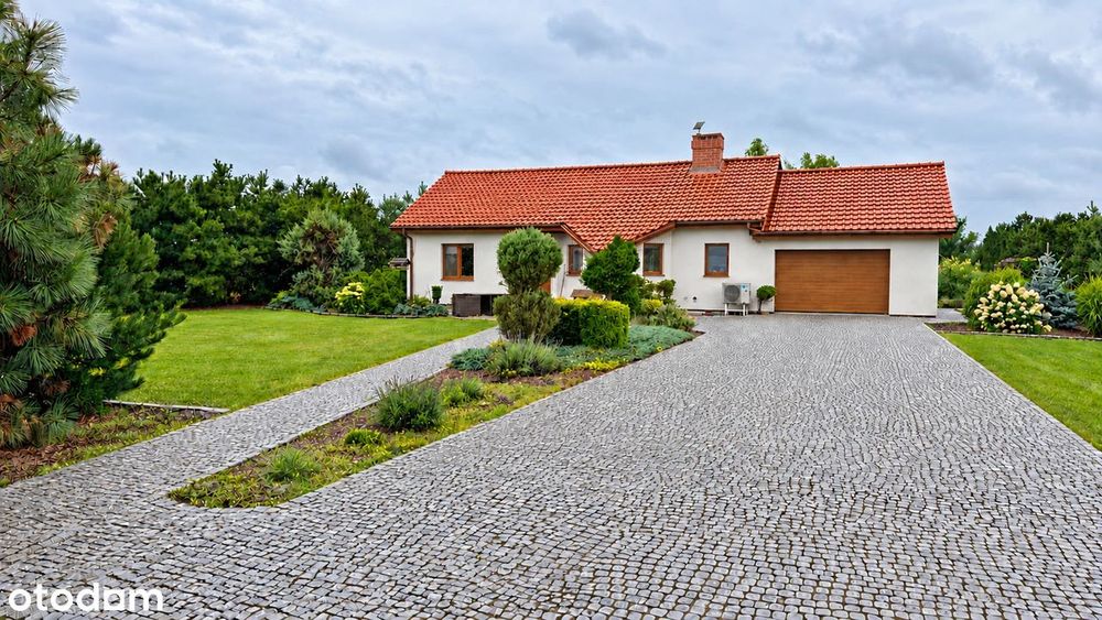 Dom parterowy 116,8 m² | działka 4000 m² | garaż 45 m² | Skrzypkowo