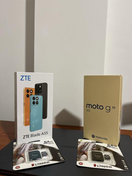 Motorola G35 e zTE Blade A55
