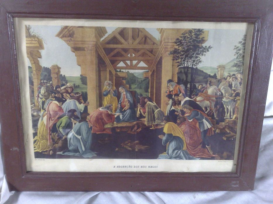 Belissimo quadro cena histórica .