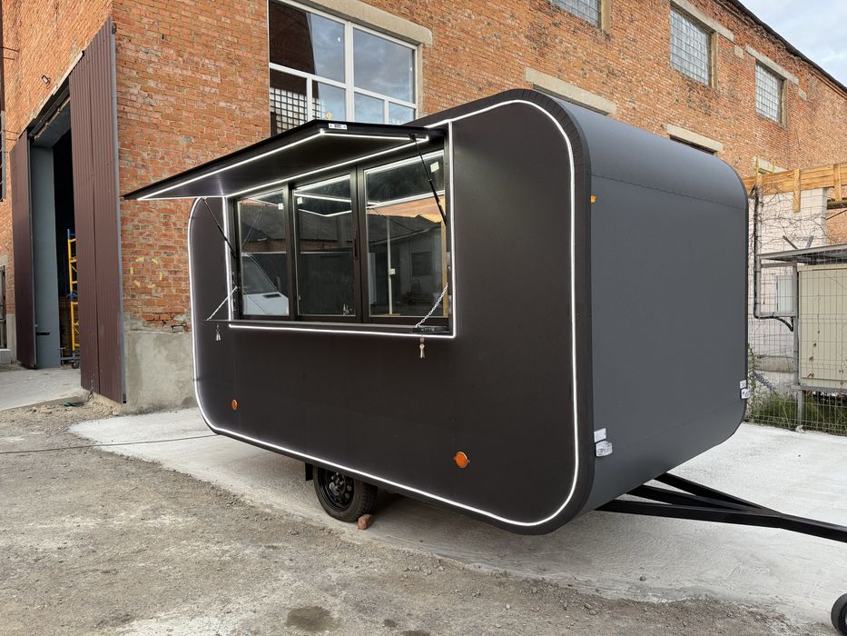 Торговий кіоск-причіп, фастфуд, кавярня, каліфорнія, шаурмічна, бургер