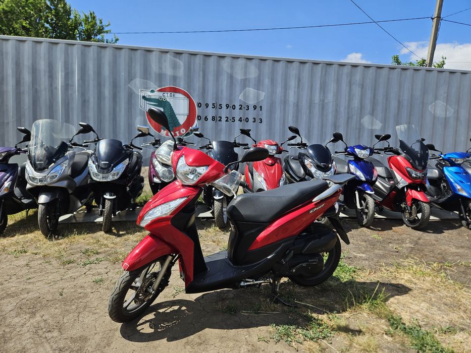 ПРОДАЖА сузукі без пробігу по Україні.Хонда Діо  стокмото 16 36 16zr