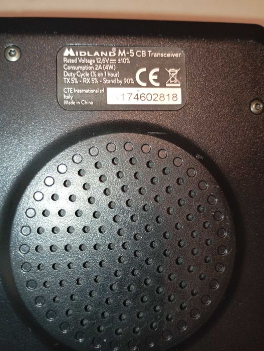 Rádio CB Midland M5
