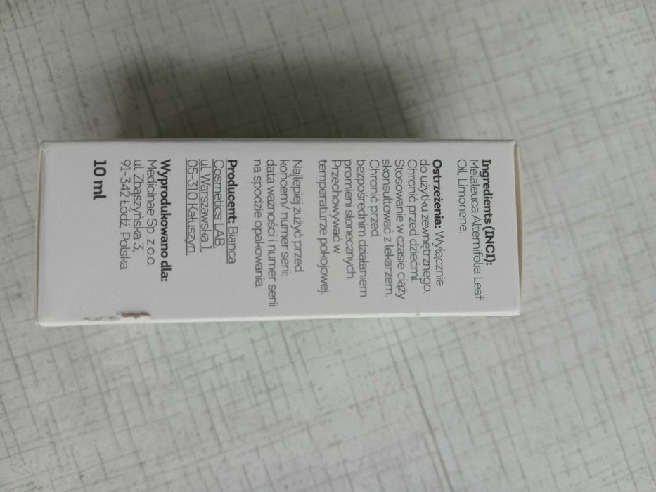 Olejek eteryczny z drzewka herbacianego 10 ml