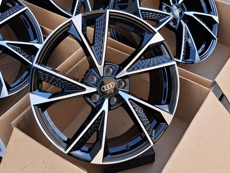 Alufelgi NOWE 18 AUDI 5x112 A3 A4 B7 B8 B9 A6 C6 C7 C8 Q3 CZARNE RS6