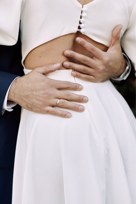 Сукня весільна, на випускний, святкова, біла, міді