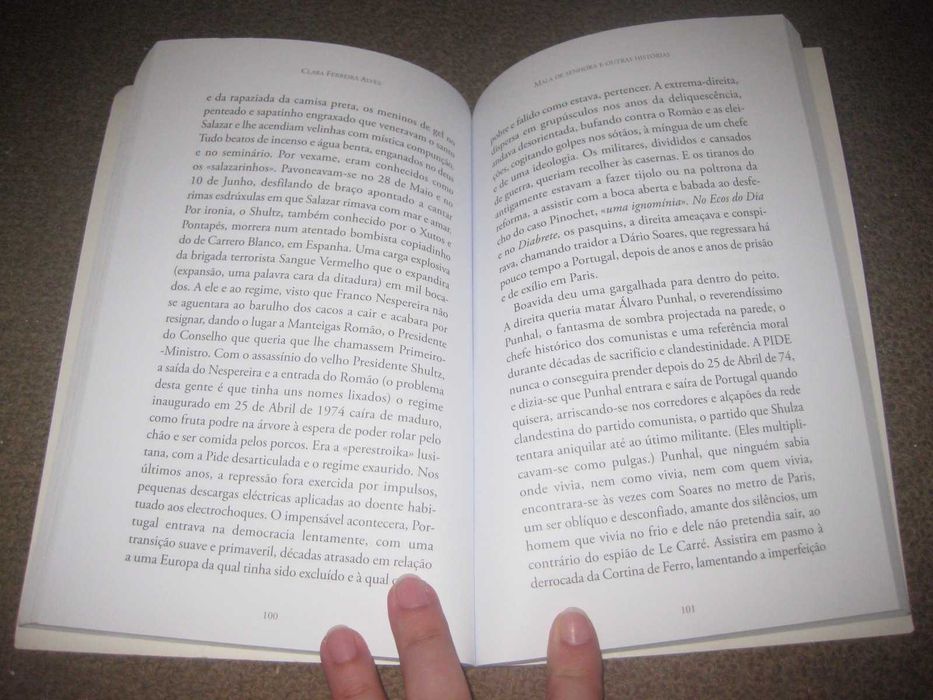 Livro "Mala de Senhora e Outras Histórias" de Clara Ferreira Alves