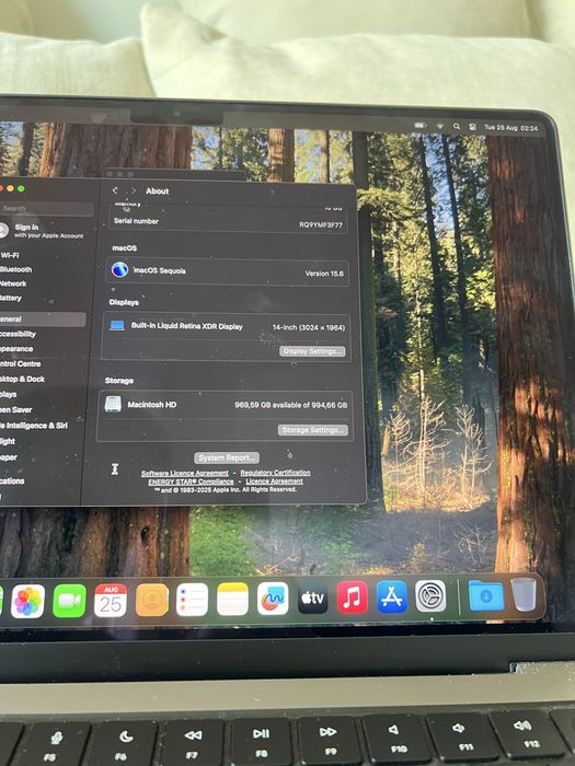 MacBook Pro 14, M1 16GB 1TB