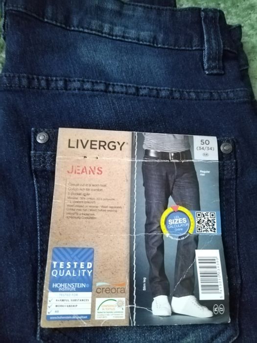 Jeansy męskie 50 W34 nowe