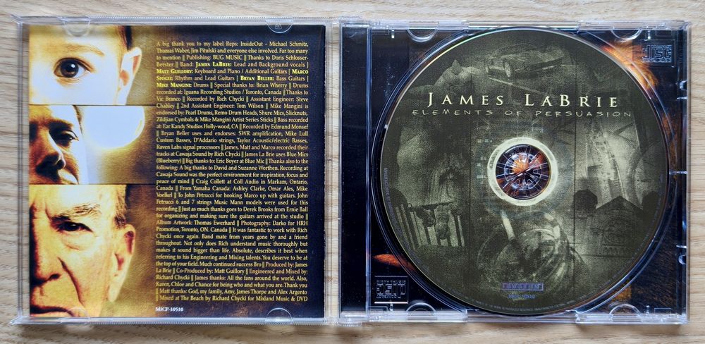James LaBrie - Elements Of Persuasion CD Japan bonus Dream Theater