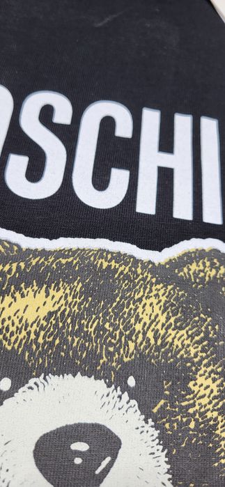 Czarna koszulka męska t-shirt bawełna premium miś tous L