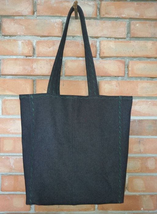 Женская сумка ШОППЕР (из денима)