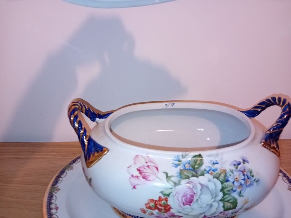 Terrina grande e travessa porcelana T. Limoges