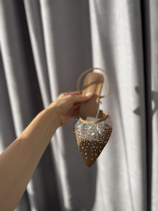 Туфлі zara стрази камні