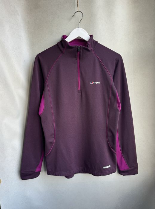 Трекинговая кофта Berghaus Argentium 1/3 zip женская оригинал. Жіноча тренінгова zip кофта Berghaus гібридна фліска оригінал