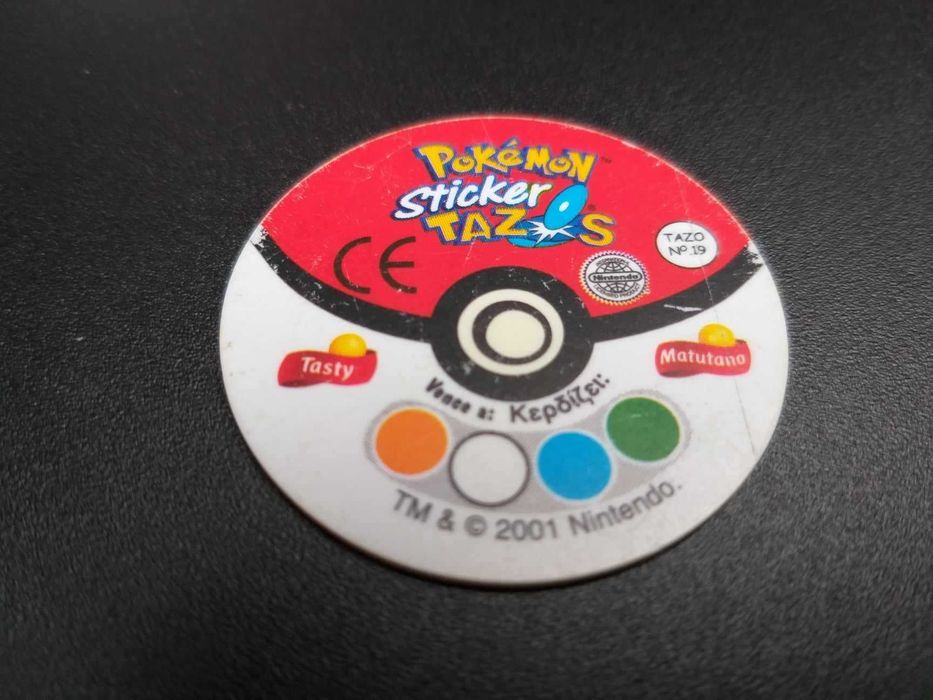 Tazos Pókemon Sticker Taz