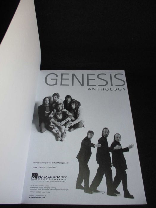 Livro Genesis Anthology Piano Vocal Guitar