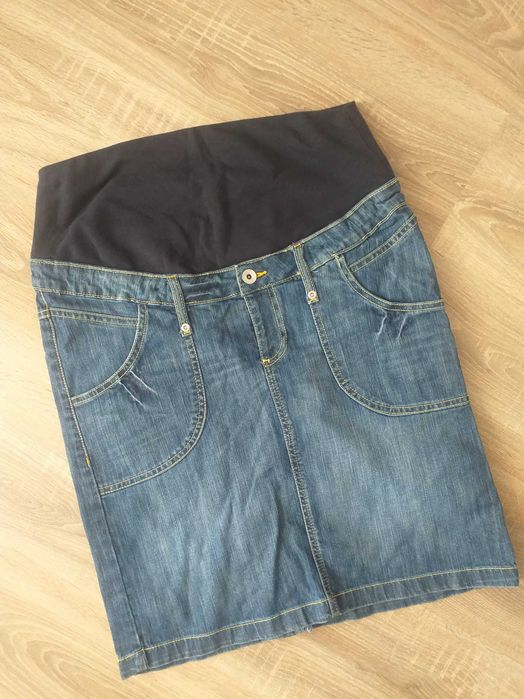 Spódnica jeansowa ciążowa H&M mama 38