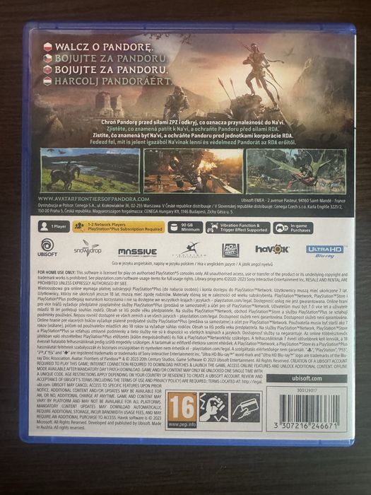 Gra ps5 Avatar frontiers of pandora