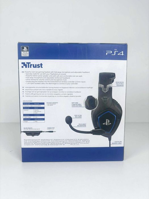 Nowe słuchawki TRUST gxt 488 Forze ps4  streaming