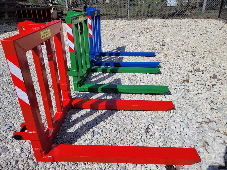 Paleciak na tył ciągnika/mini traktorka/Widły do palet/udźwig 1200kg