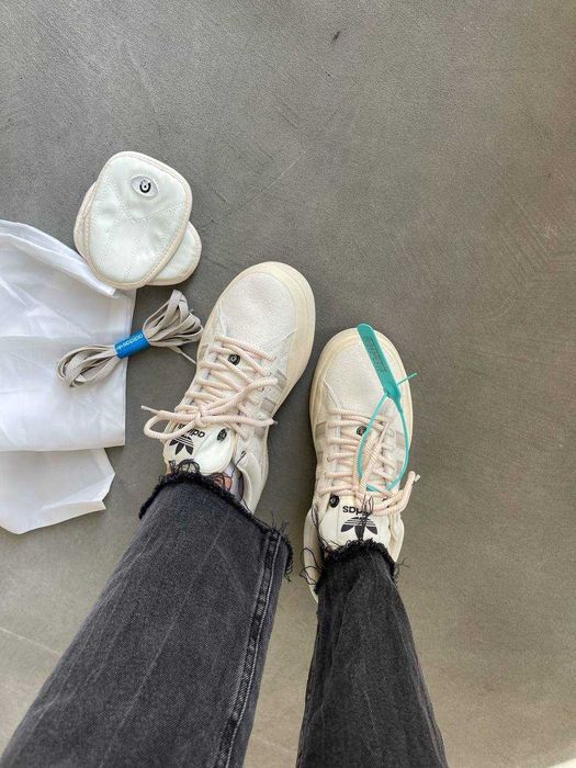 Кросівки Adidas Campus X Bad Bunny Light Beige premium