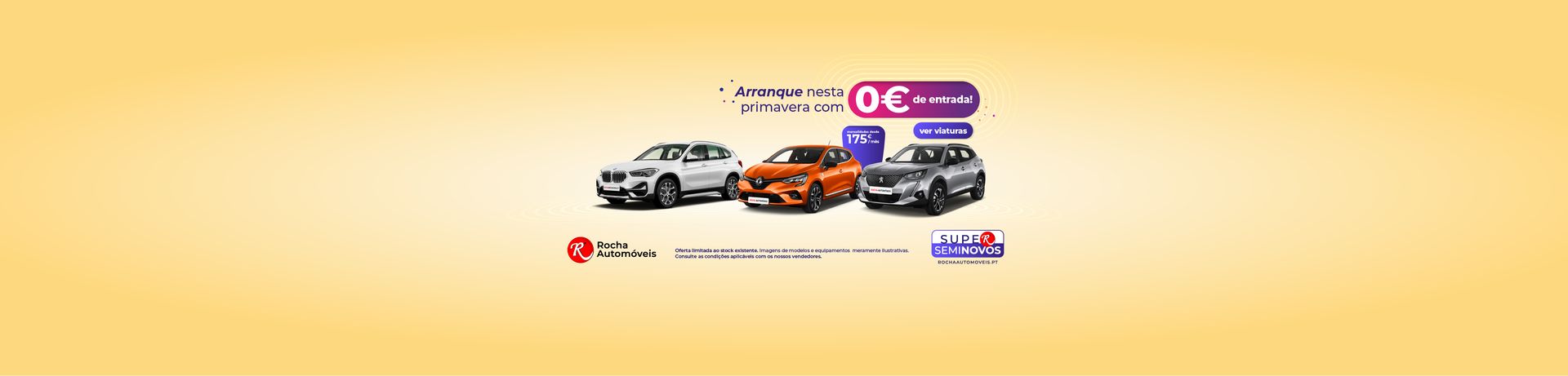Rocha Automóveis top banner