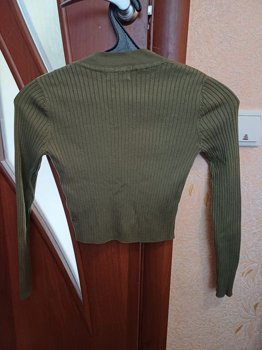 Оливковий топ. Ідеальний стан.