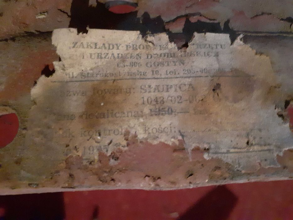 Słupica Pługa 5 skibowego - nowa, nieużywana