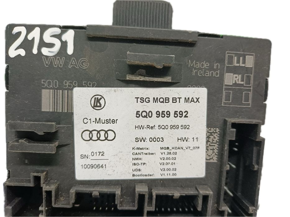 Módulo genérico VOLKSWAGEN Golf VII (5G1, BQ1, BE1, BE2)