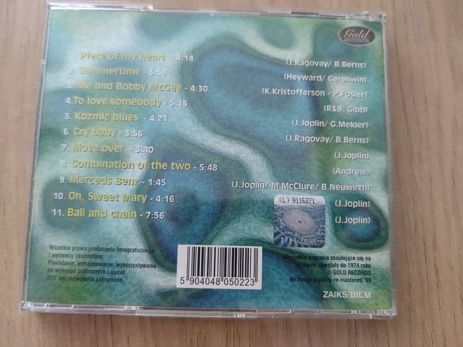 Janis Joplin - płyta CD