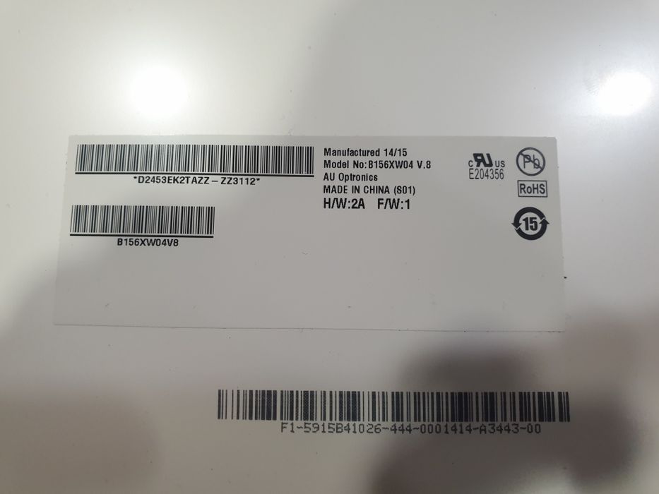 Matryca 15,6" - B156XW04 V.8 - stan ładny