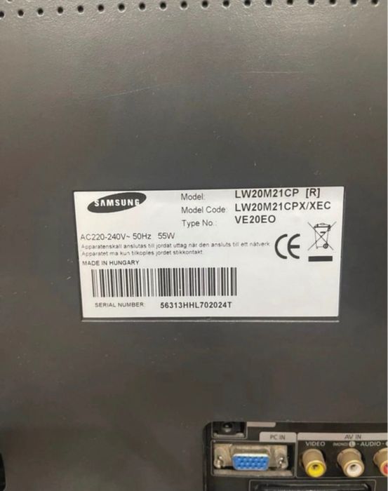 Televisão Samsung. Funcionando