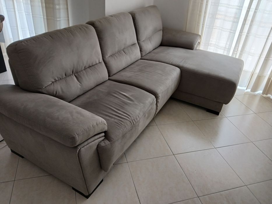 Sofá  de salão 3 L+chaise DTA Cinza