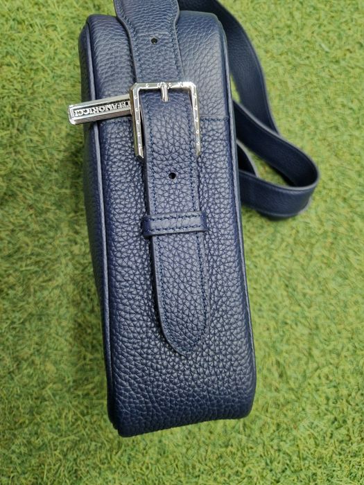 Чоловіча синя сумка Stefano ricci мужская синяя сумка SR