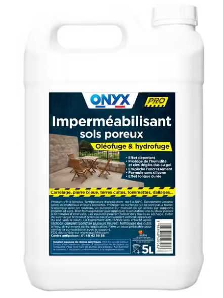 ONYKS Hydroizolacja podłóg porowatych, impregnat - 5L