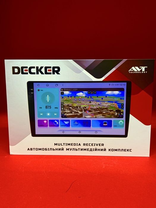 Магнітола Decker D9-009 4/64  Нова модель 2026!  2K! QLED DSP 4G CarPlay