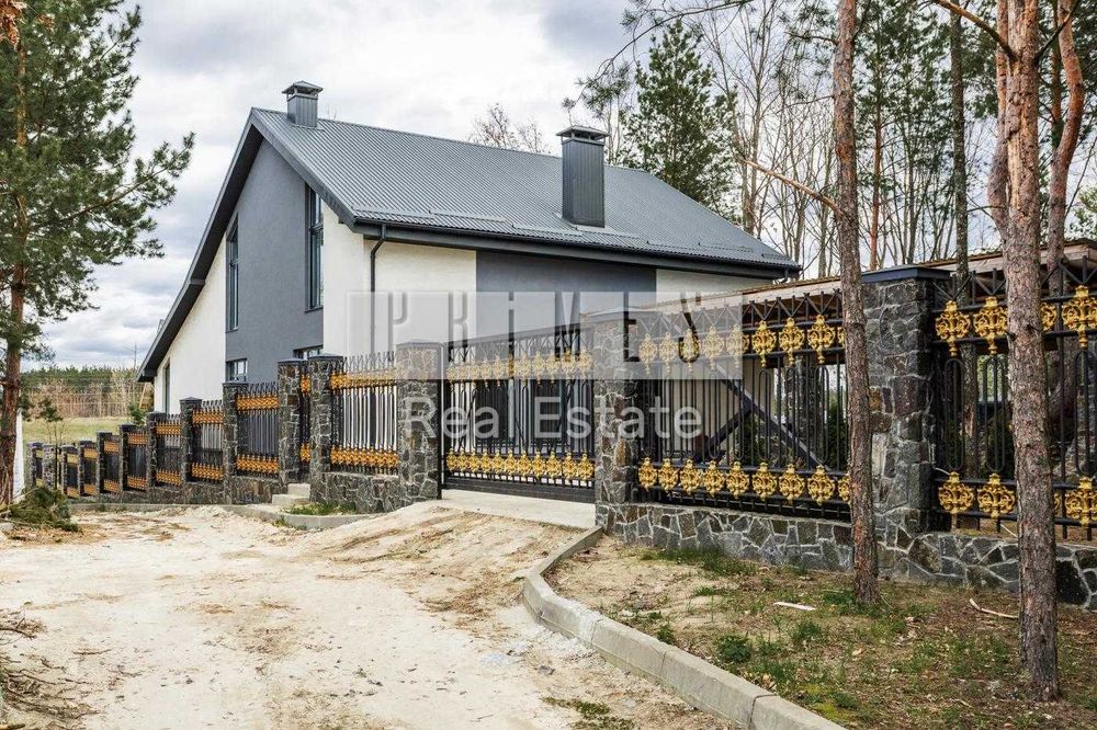 Продаж 5к будинку, ділянка 25 соток, навіс на 2 авто, басейн, Дмитрівка