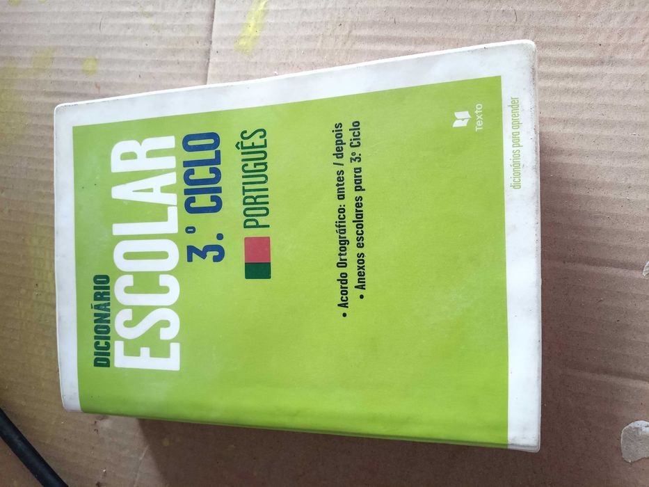 Dicionário Escolar 3 Ciclo - Texto Editora