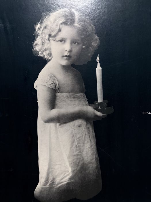 Grande antiga fotografia infantil - Postarte - Casa Portuguesa Lisboa