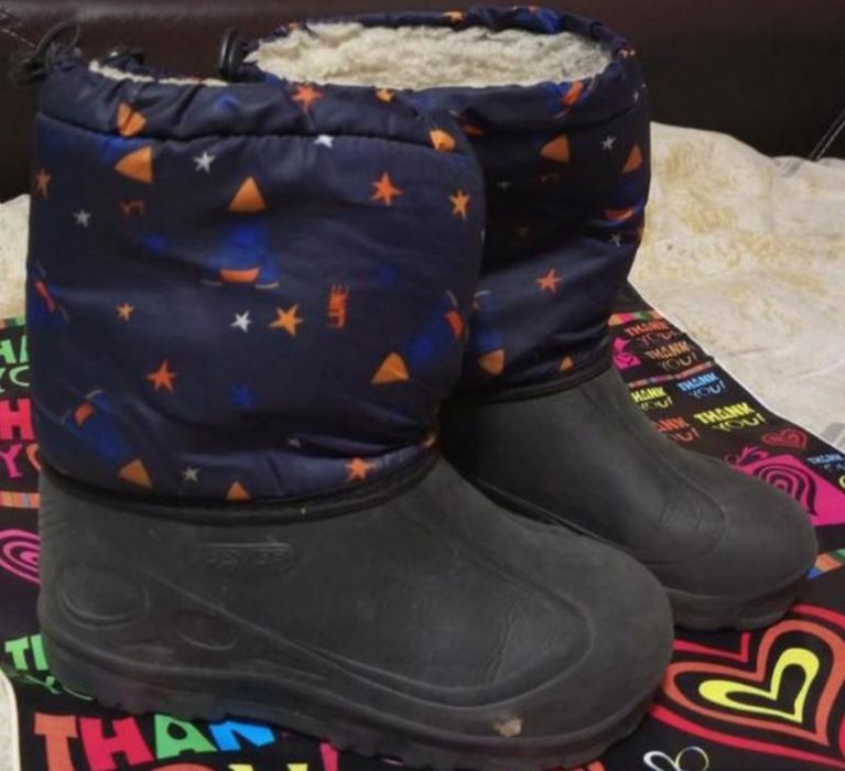 Гумові чоботи теплі 31-32 рр