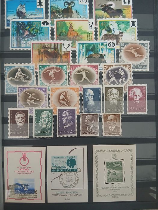 Klaser ze znaczkami pocztowymi