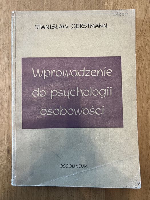 Wprowadzenie do psychologii osobowości. Gerstmann