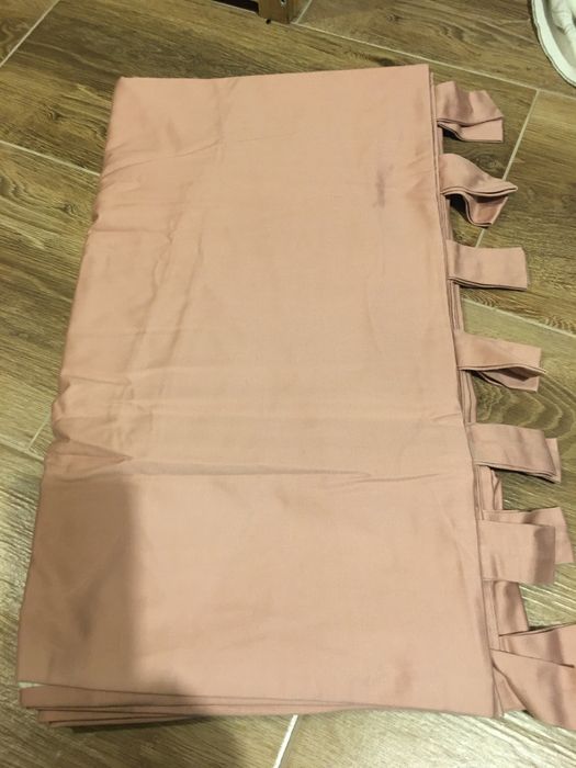 Zasłony zaciemniające pudrowy róż