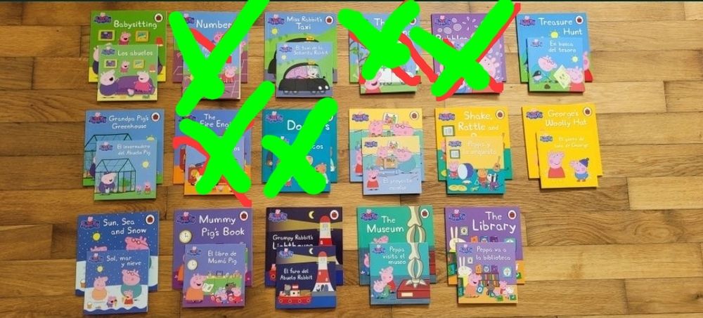 Hiszpanska i angielska peppa pig świnka peppa po hiszpańsku angielsku