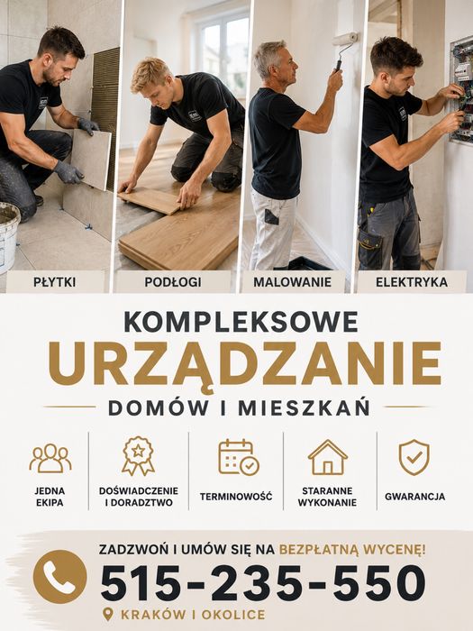 Kompleksowe wykończenia i remonty domów i mieszkań