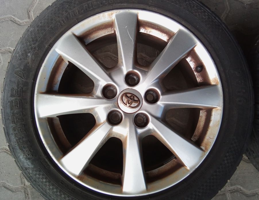 Jantes Toyota R17 Com Pneus 215/55 Furação 5X114.3