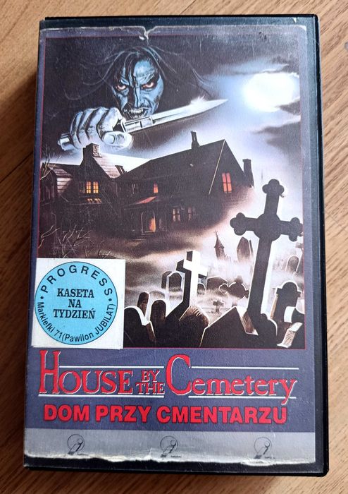 Dom Przy Cmentarzu VHS Kaseta Horror Lucio Fulci
